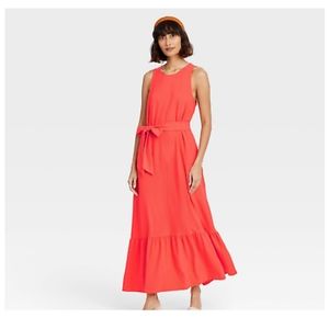 A New Day Coral Maxi Dress